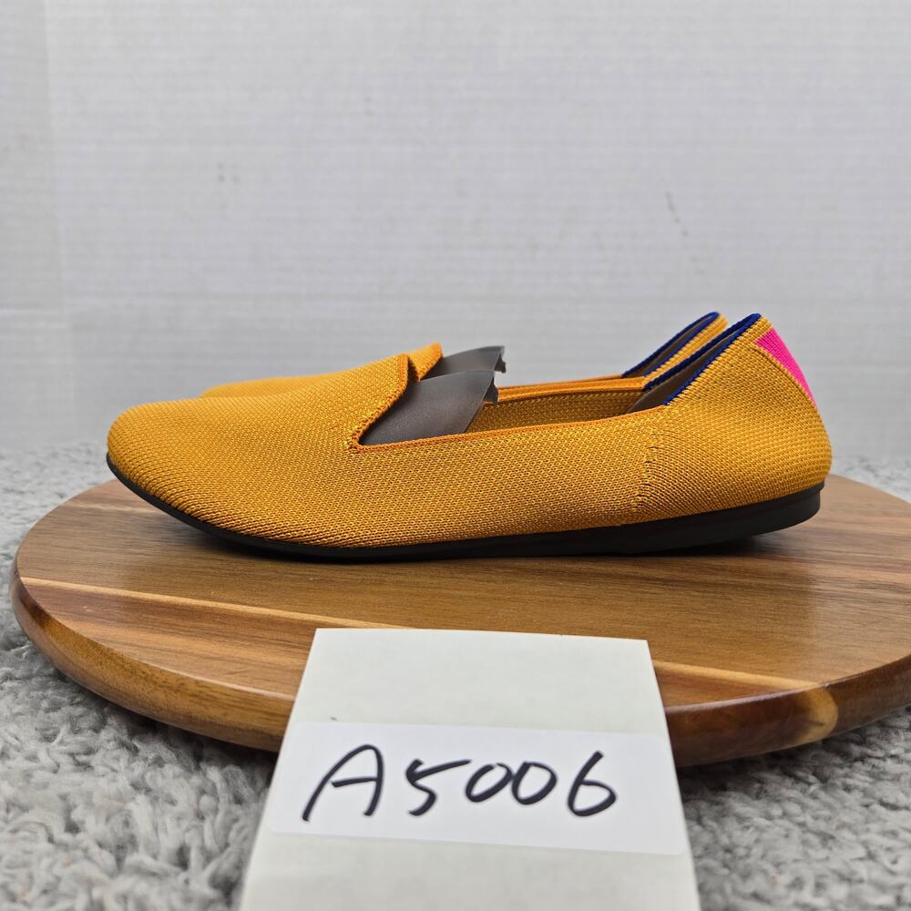 Rothy's Womens 8 Retired The Loafer Lemondrop Yellow Round Toe Daily Casual Flat